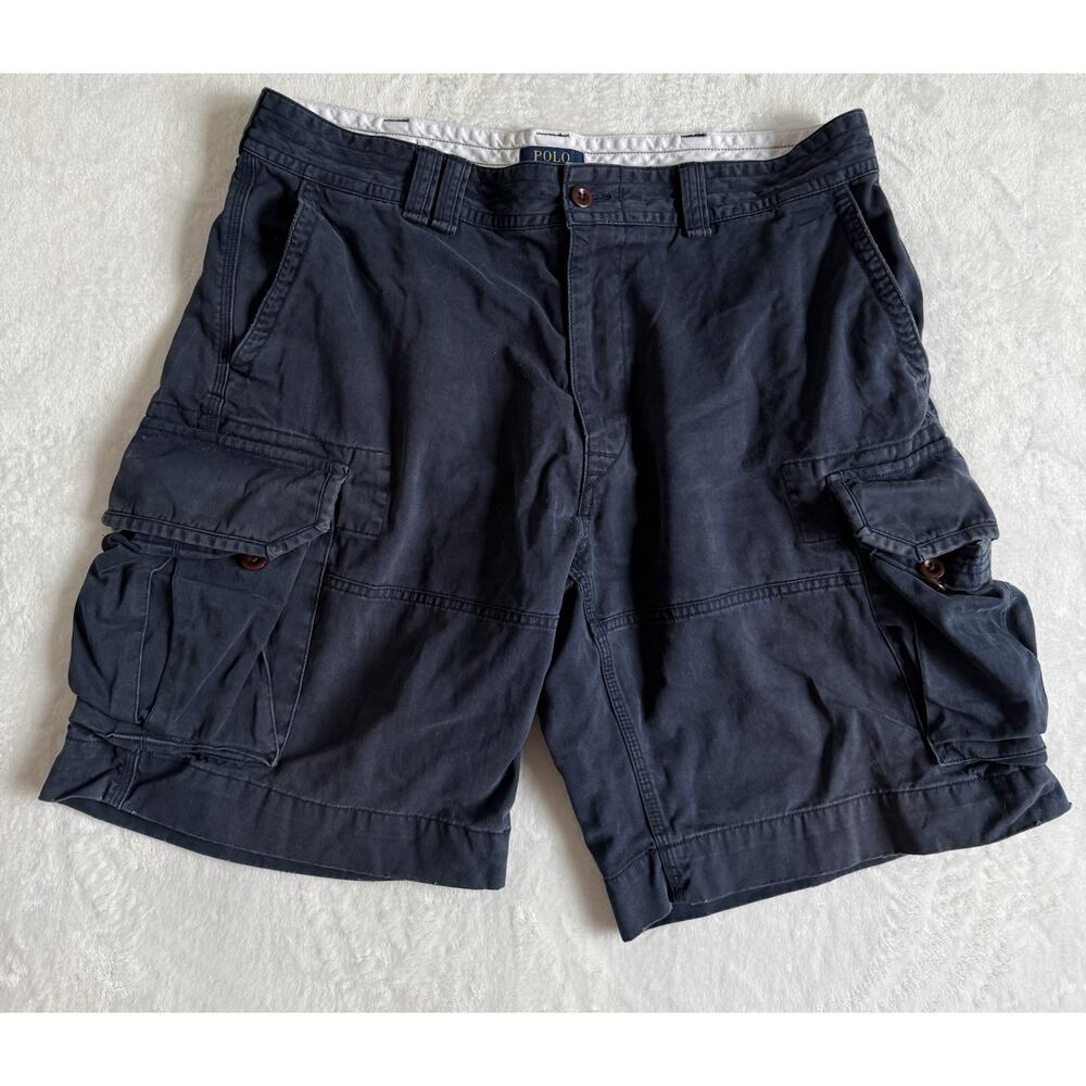 Polo Ralph Lauren Men’s Classic Polo Chino Cargo Shorts Navy Size 38
